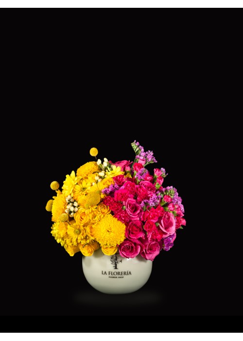 Yellow and Pink