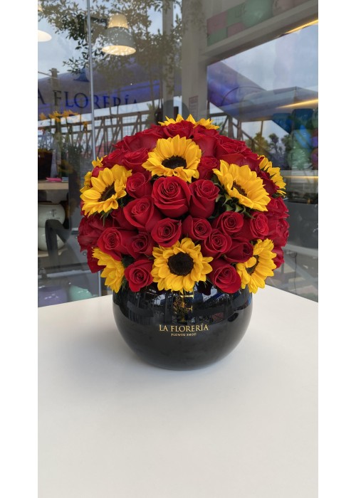 Ramo de Rosas Sunflower Red Roses