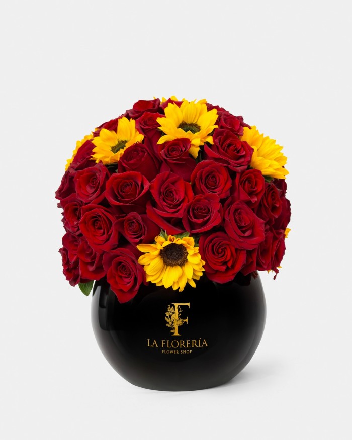 Ramo de Rosas Sunflower Red Roses