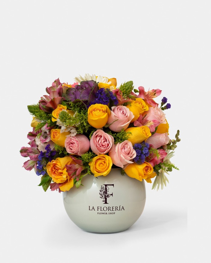 Ramo de Flores Rainbow Flowers