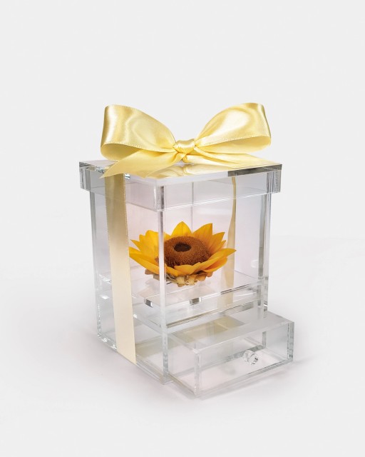 Joyero Girasol Preservado